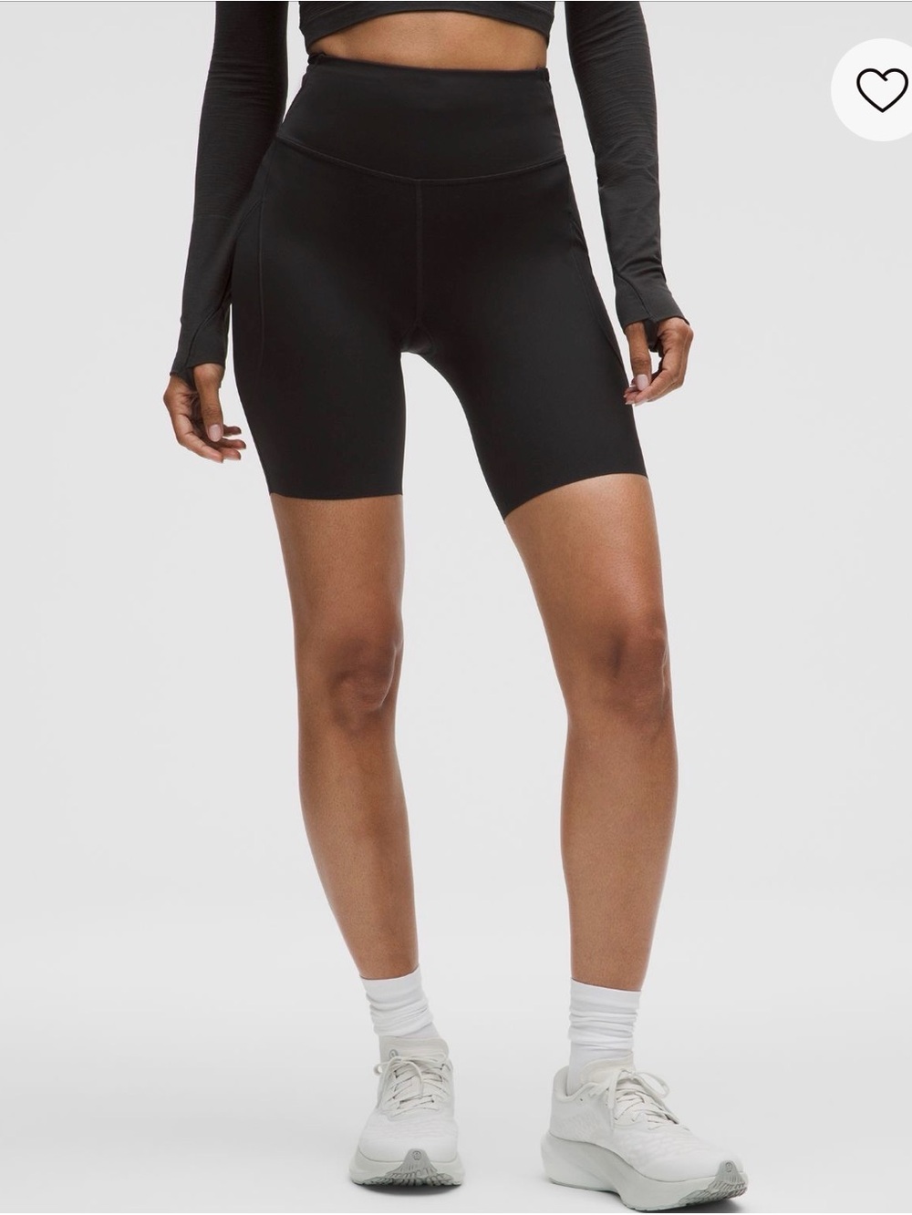 lululemon Black Fast & Free HR Short 10”